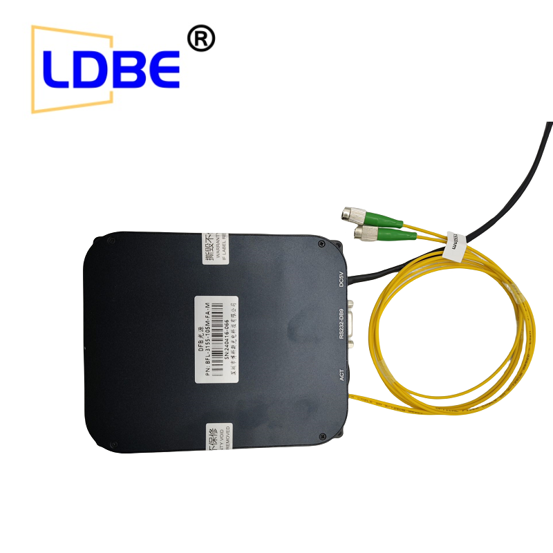 1392 ± 1nm 10mW DFB light source module professional driver and TEC control for stable spectral power