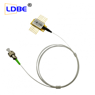 1550nm 50mW  DFB高功率蝶形激光器 单模和保偏光纤